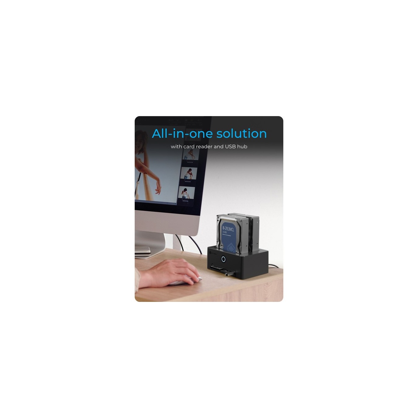 Docking Station - IB-1233CL-CR - Docking Station — Buy in Cyprus with Fast Delivery