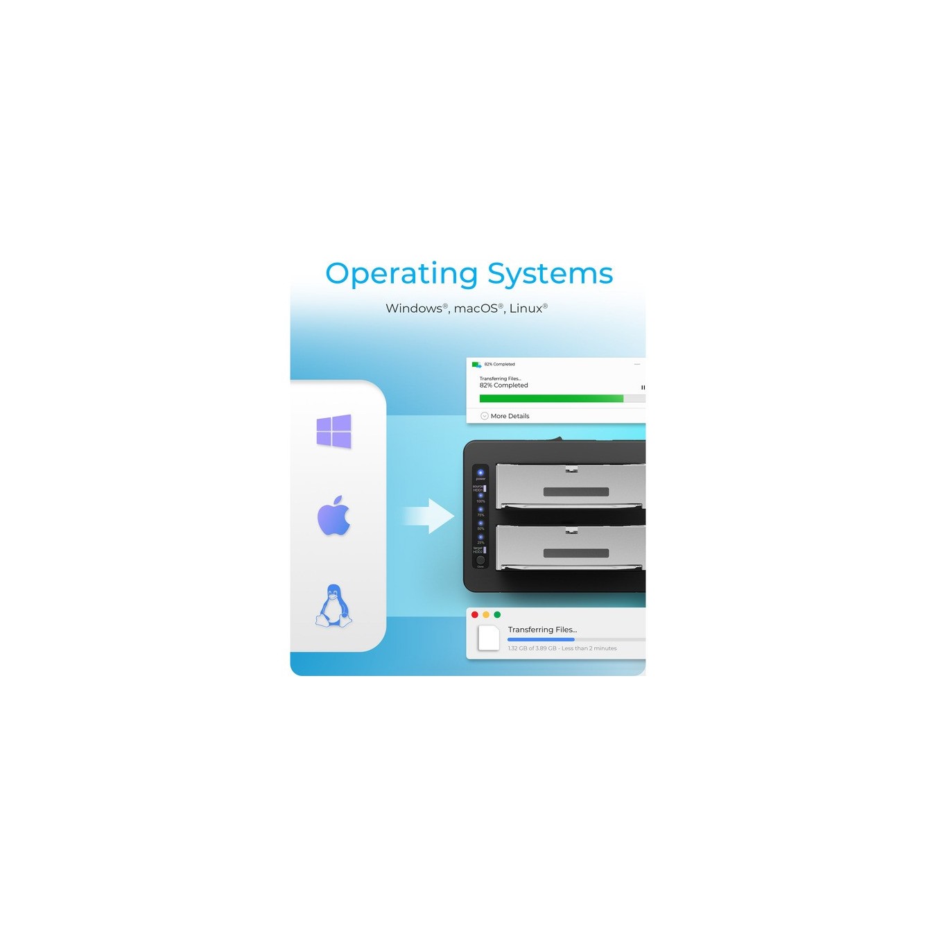 Docking Station - IB-1233CL-CR - Docking Station — Buy in Cyprus with Fast Delivery