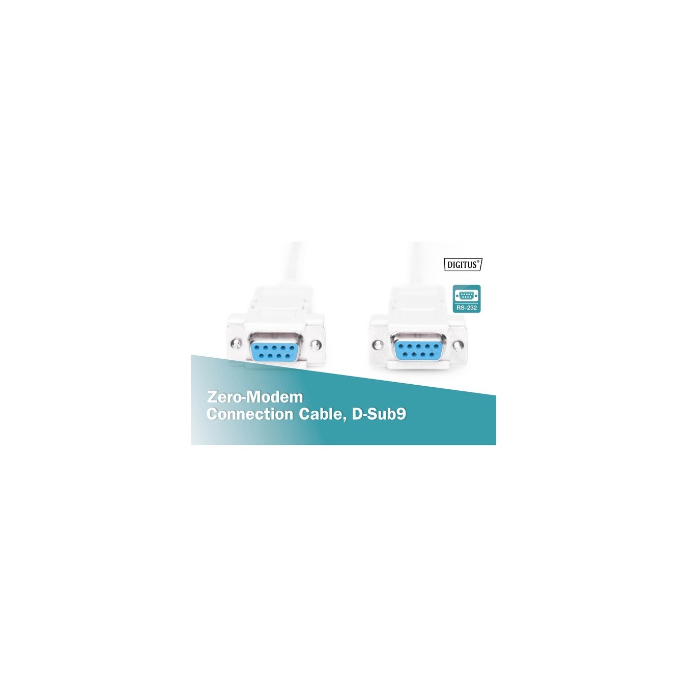 Null modem connection cable - Characteristics — Buy in Cyprus with Fast Delivery