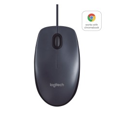 Buy Logitech B100 Optical Mouse - 910-003357 - Black, Wired USB Type-A, 800 DPI,... in Cyprus, Nicosia, Limassol, Larnaka, Pafos