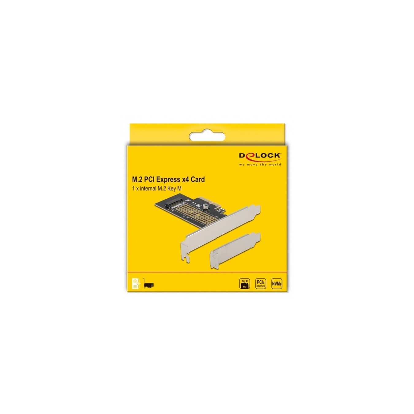 PCI Express x4 Card - 1x Internal NVMe M.2 Key M 80 mm — Buy in Cyprus with Fast Delivery