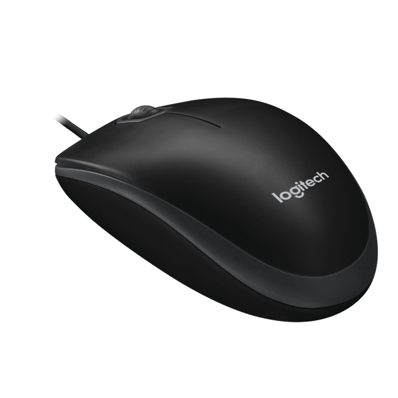 Buy Logitech B100 Optical Mouse - 910-003357 - Black, Wired USB Type-A, 800 DPI,... in Cyprus, Nicosia, Limassol, Larnaka, Pafos