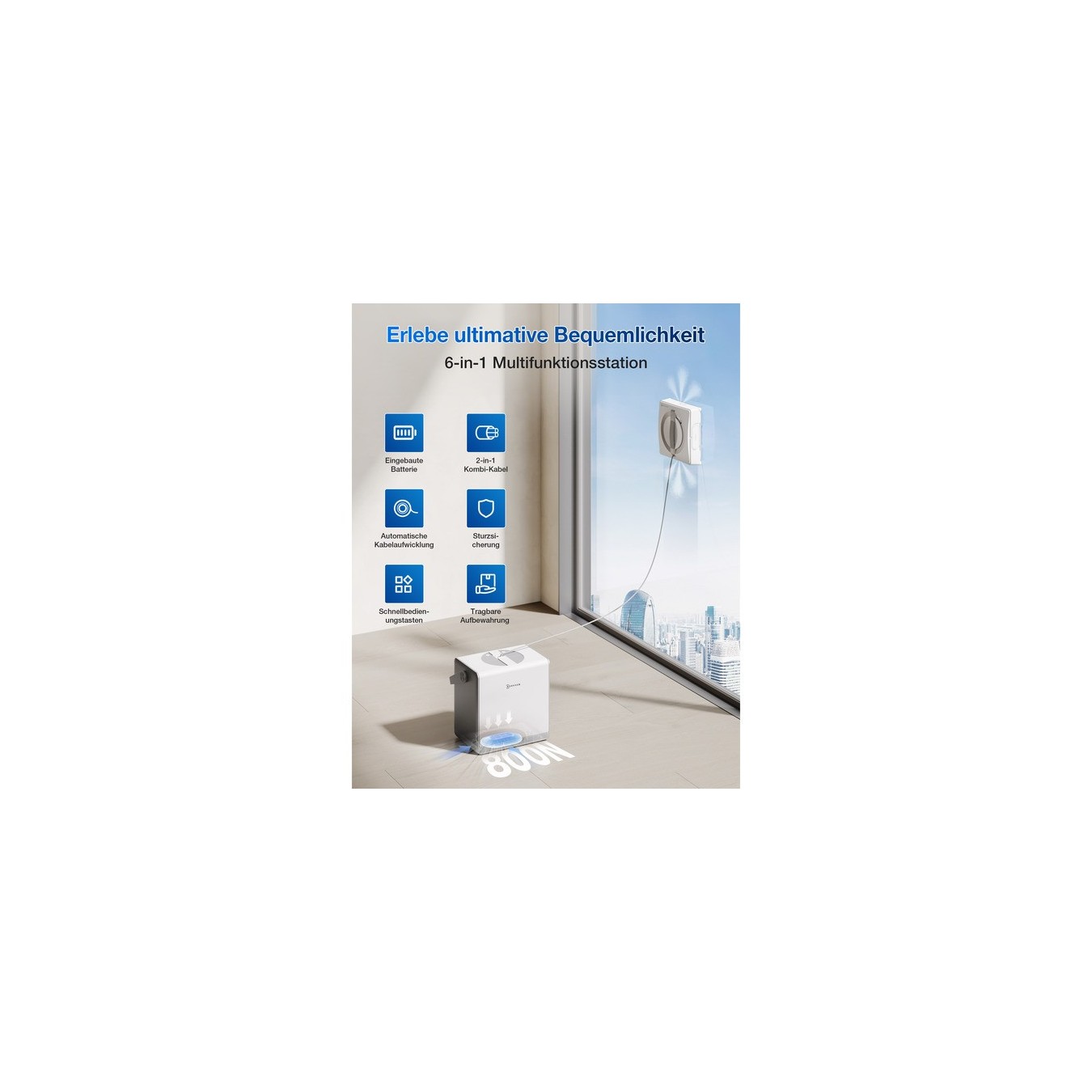 Window cleaning robot WINBOT - W2 PRO OMNI - Window vacuum — Buy in Cyprus with Fast Delivery