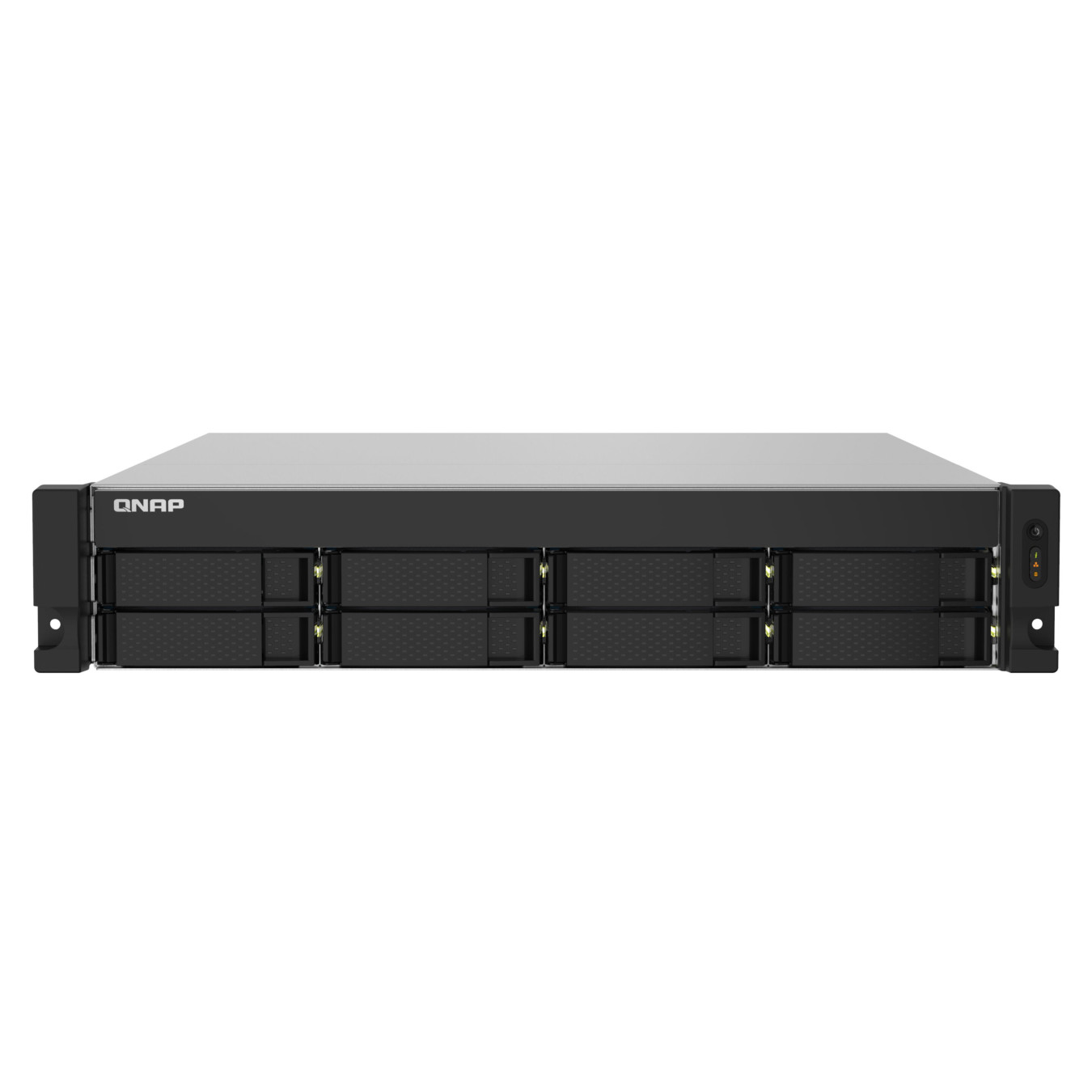 QNAP TS-832PXU - 8-Bay 2U Rack NAS, AL324 1.7GHz Quad-Core, 4GB DDR4, 10GbE SFP+, Aluminium/Black