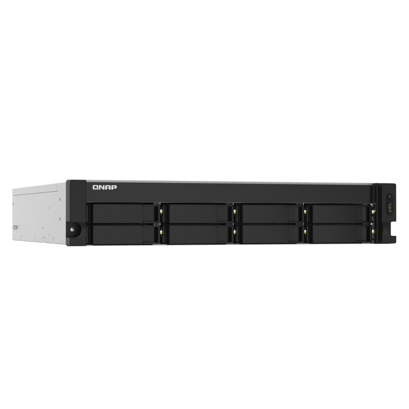 QNAP TS-832PXU - 8-Bay 2U Rack NAS, AL324 1.7GHz Quad-Core, 4GB DDR4, 10GbE SFP+, Aluminium/Black