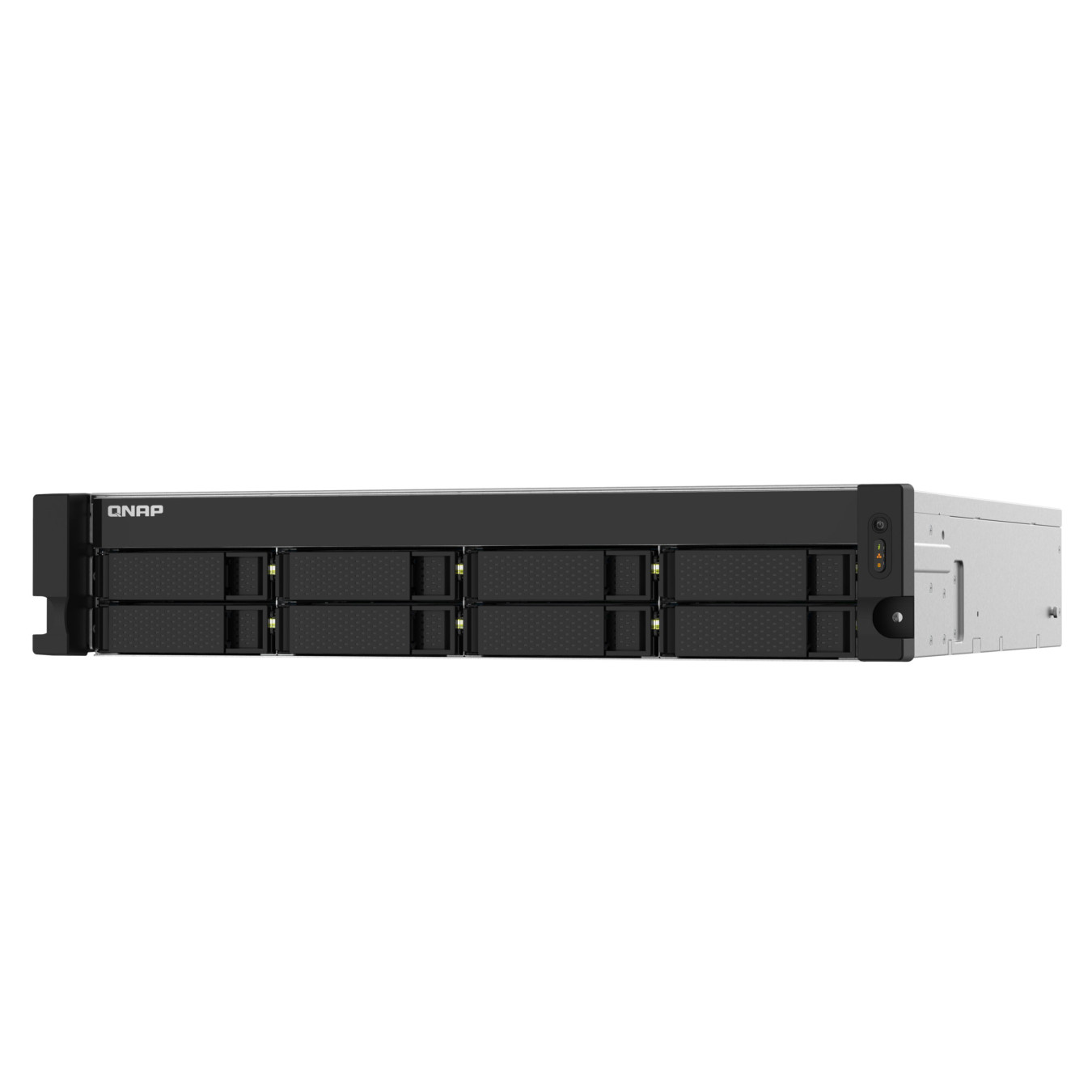 QNAP TS-832PXU - 8-Bay 2U Rack NAS, AL324 1.7GHz Quad-Core, 4GB DDR4, 10GbE SFP+, Aluminium/Black