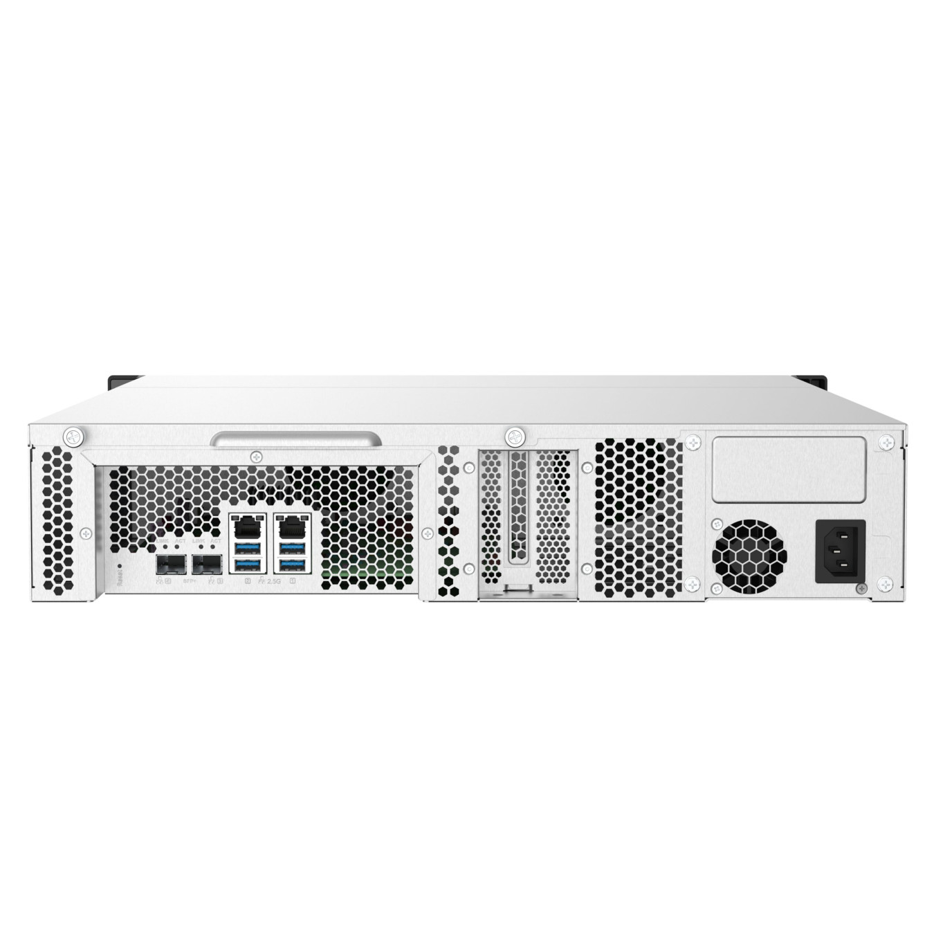 QNAP TS-832PXU - 8-Bay 2U Rack NAS, AL324 1.7GHz Quad-Core, 4GB DDR4, 10GbE SFP+, Aluminium/Black