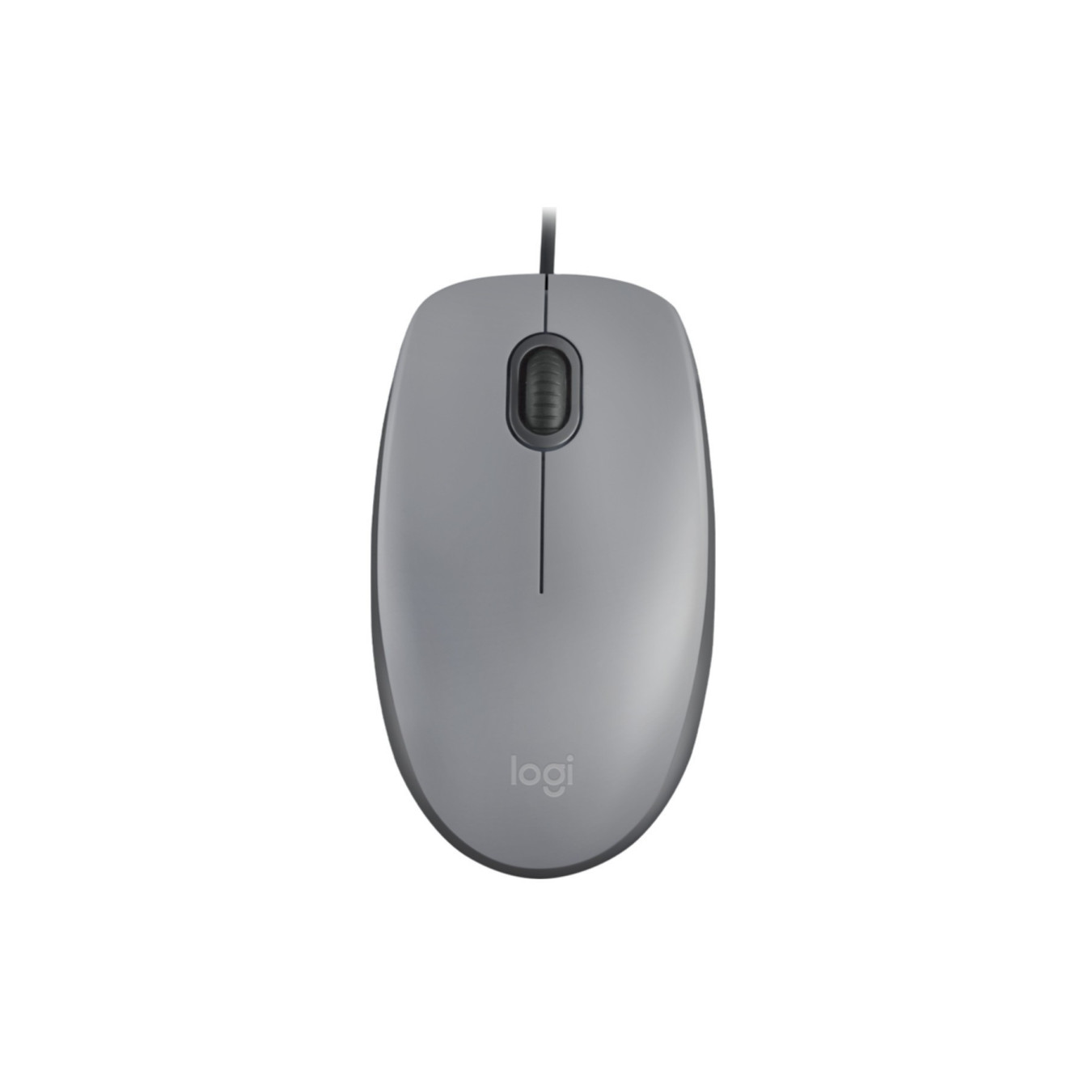 Logitech M110 Silent Mouse - 910-006760 - Ambidextrous Wired USB, 1000 DPI, Graphite/Grey — Buy in Cyprus with Fast Delivery