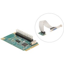 Delock Mini PCIe I/O PCIe Interface Card - Full Size - 1 x Parallel — Buy in Cyprus with Fast Delivery