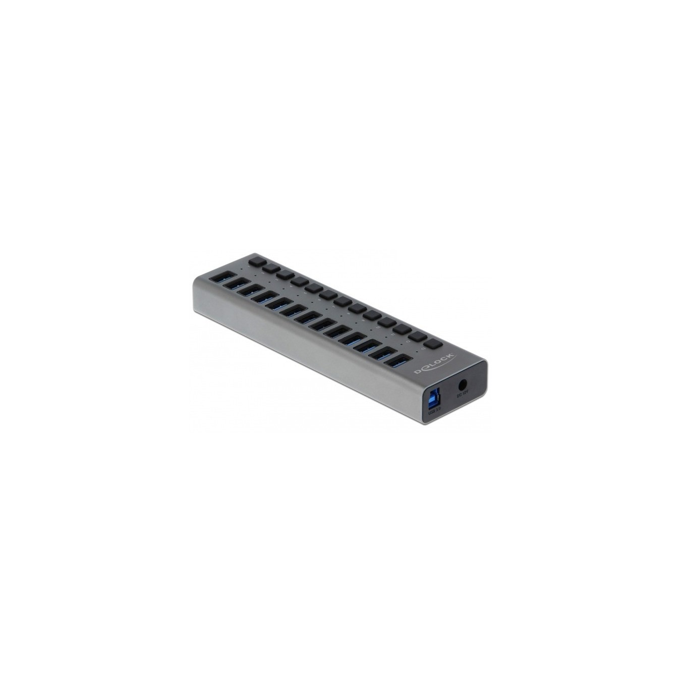 External SuperSpeed USB hub - 13 ports + switch — Buy in Cyprus with Fast Delivery