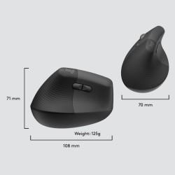 Buy Logitech Lift for Business Wireless Ergonomic Left-Hand Vertical Mouse - 910... in Cyprus, Nicosia, Limassol, Larnaka, Pafos