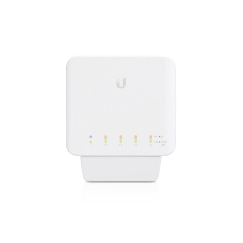 Buy Ubiquiti UniFi Switch - USW-Flex - 5‑Port Gigabit (4x PoE), L2 Managed, White in Cyprus, Nicosia, Limassol, Larnaka, Pafos