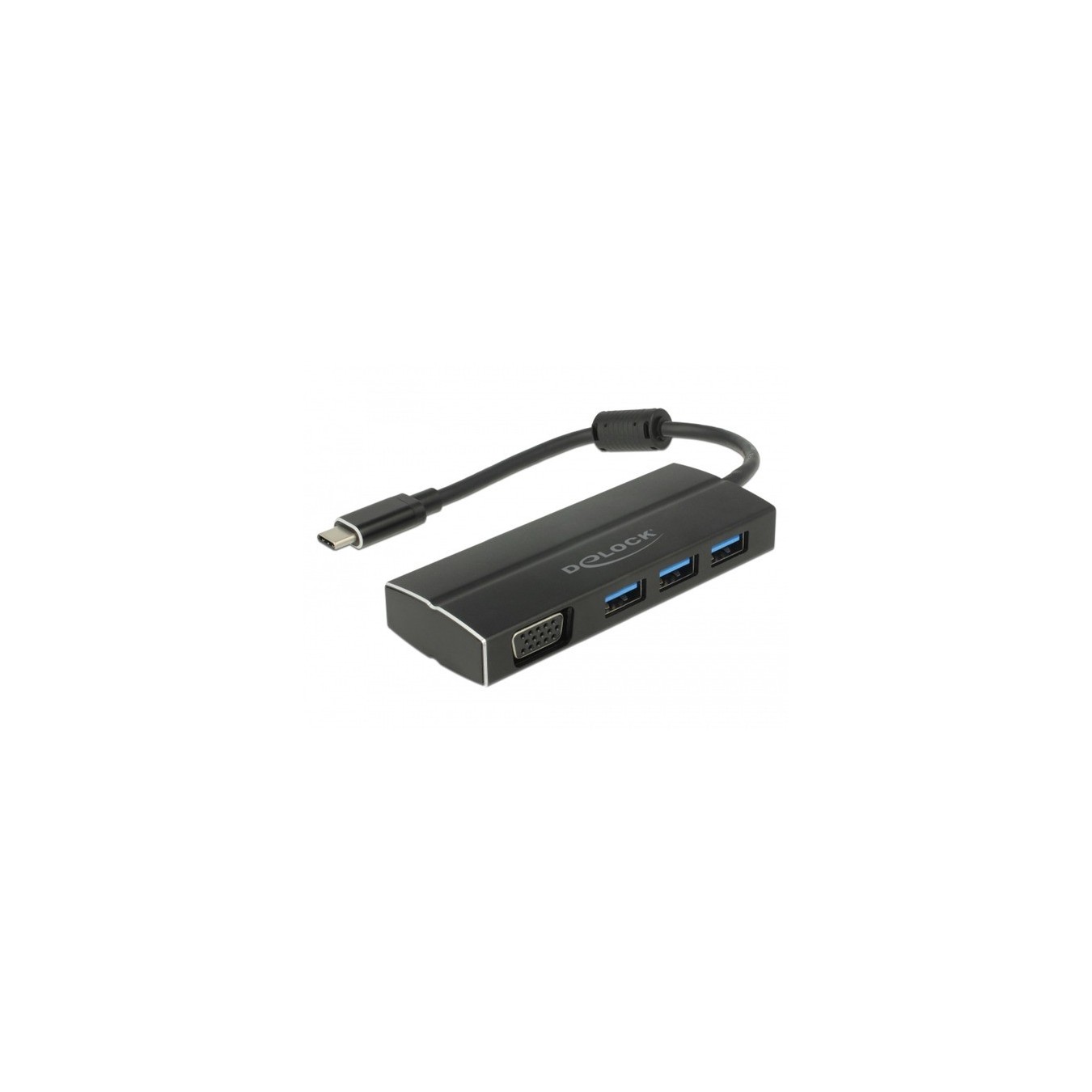 USB 3.2 Gen 1 multiport hub - USB-C plug to 3x USB-A + VGA socket, USB hub — Buy in Cyprus with Fast Delivery