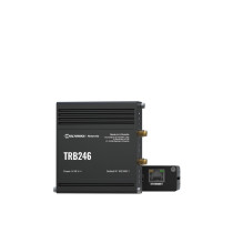 Teltonika TRB246 - Industrial 4G LTE Gateway - Dual SIM, Aluminum Housing, DIN-rail (Black) — Buy in Cyprus with Fast Delivery