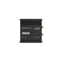 Teltonika TRB246 - Industrial 4G LTE Gateway - Dual SIM, Aluminum Housing, DIN-rail (Black) — Buy in Cyprus with Fast Delivery