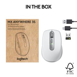 Buy Logitech MX Anywhere 3S for Business - 910-006959 - Wireless White, 8000 DPI... in Cyprus, Nicosia, Limassol, Larnaka, Pafos