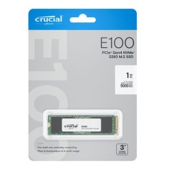 Crucial E100 1TB M.2 2280 NVMe PCIe 4.0 x4 SSD - 5000/4500 MB/s - CT1000E100SSD8 (Boxed) — Buy in Cyprus with Fast Delivery