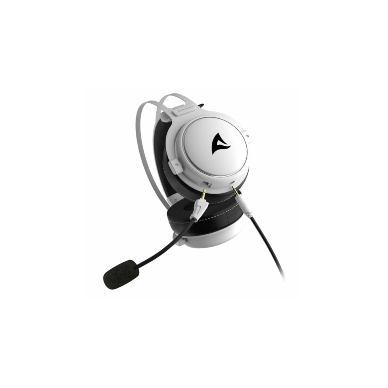 Sharkoon SKILLER SGH50 - White - Gaming Headset, Hi-Res Audio, Detachable Microphone — Buy in Cyprus with Fast Delivery