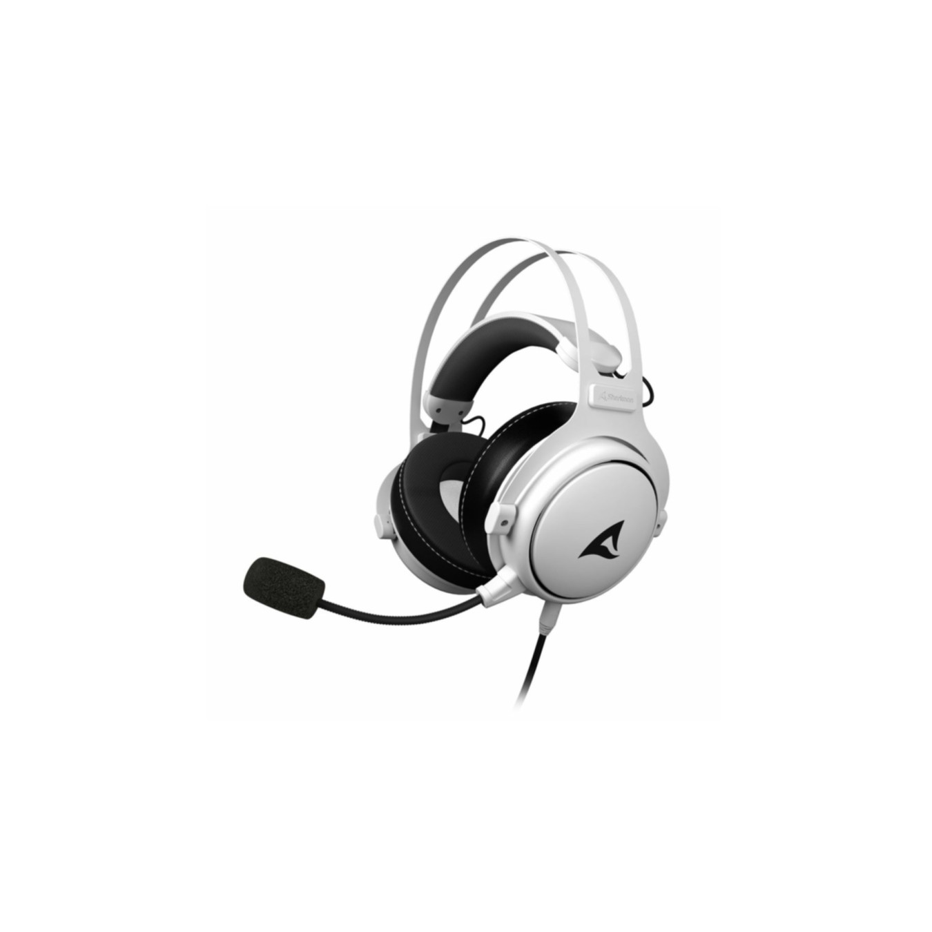 Sharkoon SKILLER SGH50 - White - Gaming Headset, Hi-Res Audio, Detachable Microphone — Buy in Cyprus with Fast Delivery