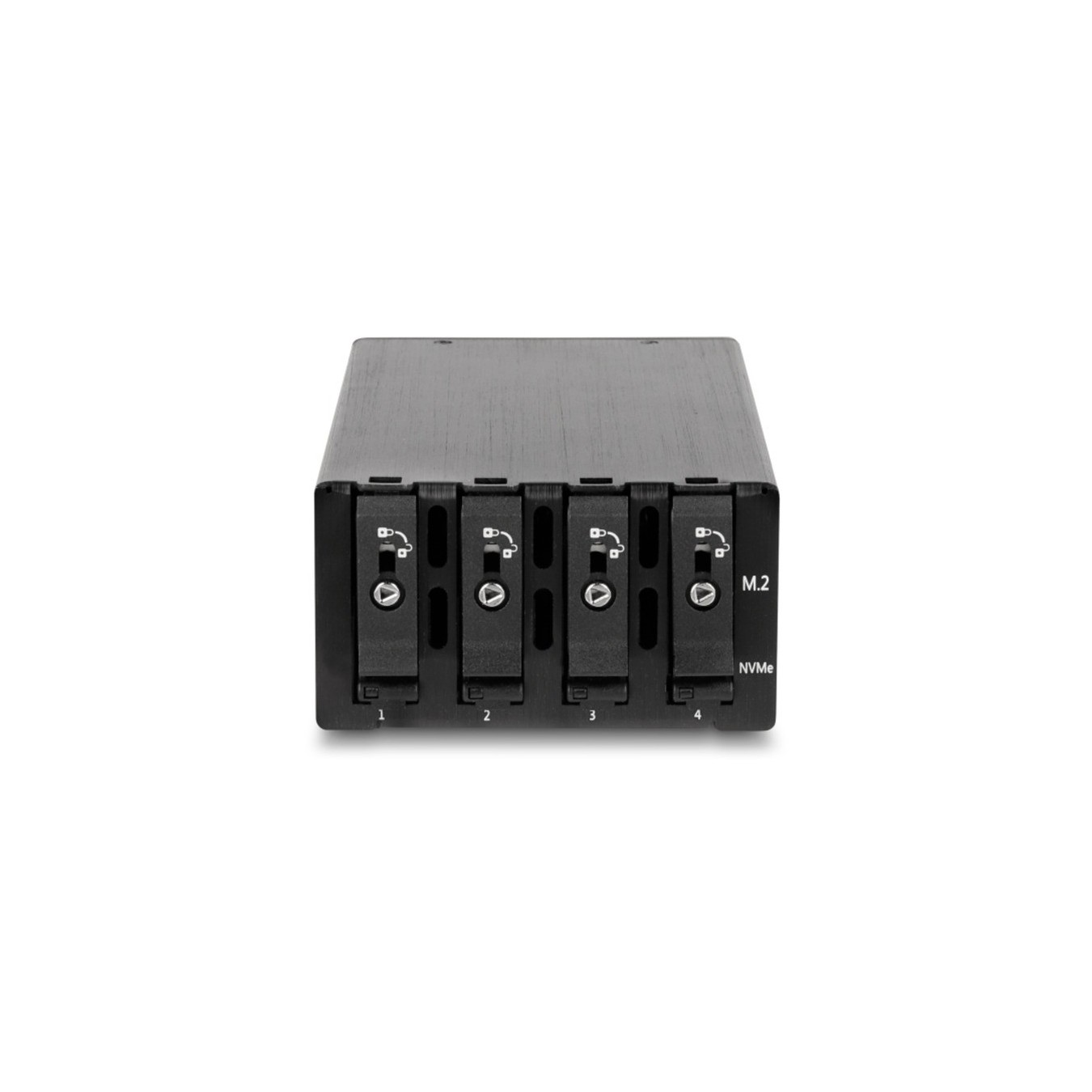 Slim Bay removable frame for 4 x M.2 NVMe SSD with Slim SAS SFF-8654 connection — Buy in Cyprus with Fast Delivery