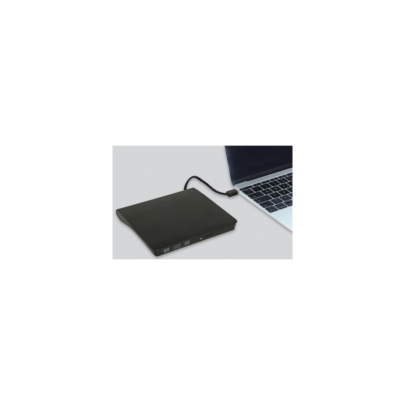 External enclosure for 5.25'' Ultra Slim SATA drives 9.5 mm to USB Type-A connector - drive enclosure