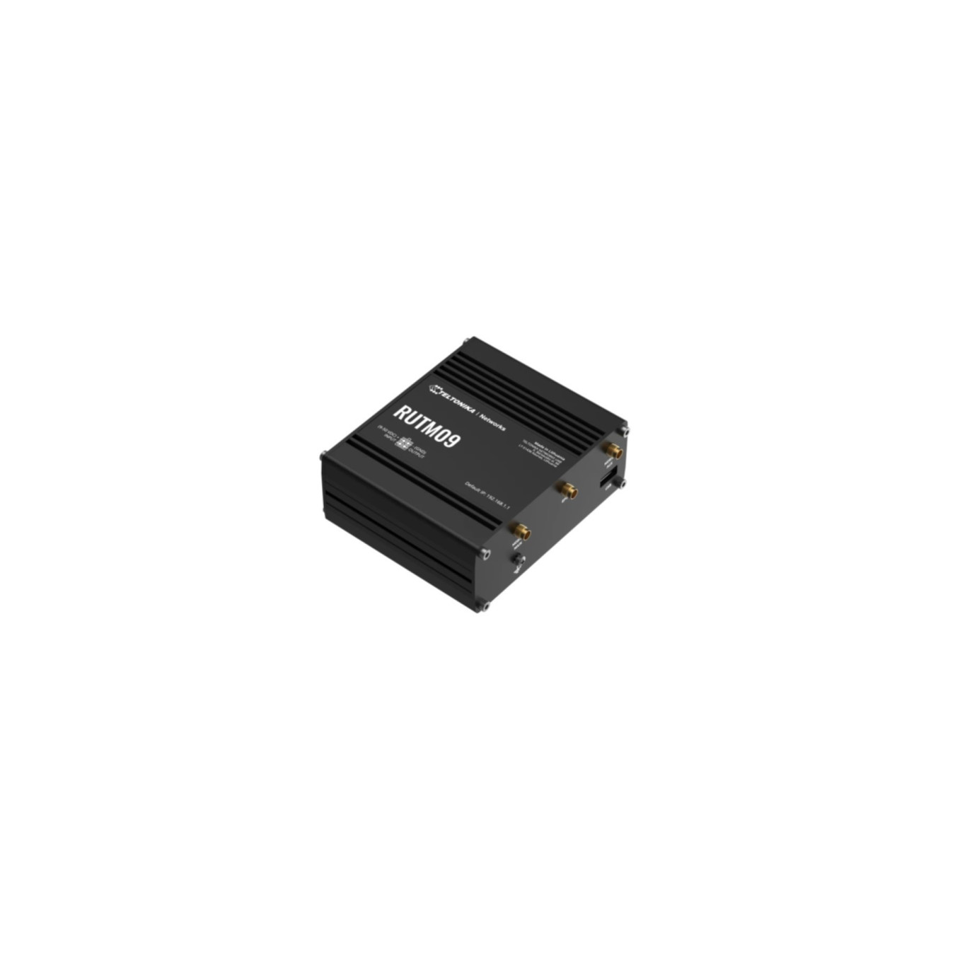 Teltonika RUTM09 - Industrial Wired 4G LTE Router - Dual-SIM, Cat6 300Mbps, 4x Gigabit, GNSS
