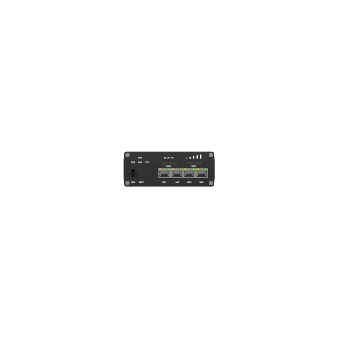 Teltonika RUTM09 - Industrial Wired 4G LTE Router - Dual-SIM, Cat6 300Mbps, 4x Gigabit, GNSS