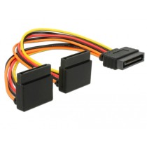 Power cable SATA 15Pin (male) to 2x SATA 15Pin (female) - Characteristics — Buy in Cyprus with Fast Delivery