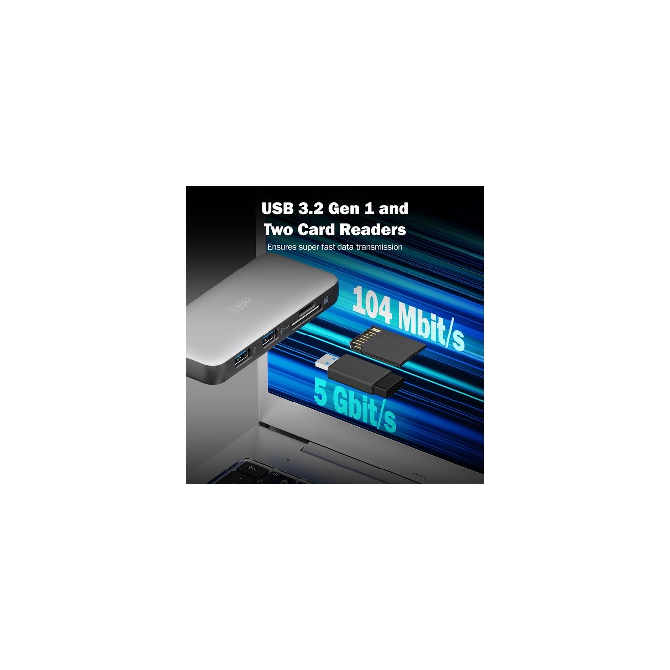 Travel Docking Station - 7-Port — Buy in Cyprus with Fast Delivery