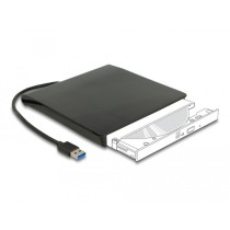 External housing - 5.25" slim SATA drives 12.7 mm height to USB-A connector, drive housing — Buy in Cyprus with Fast Delivery