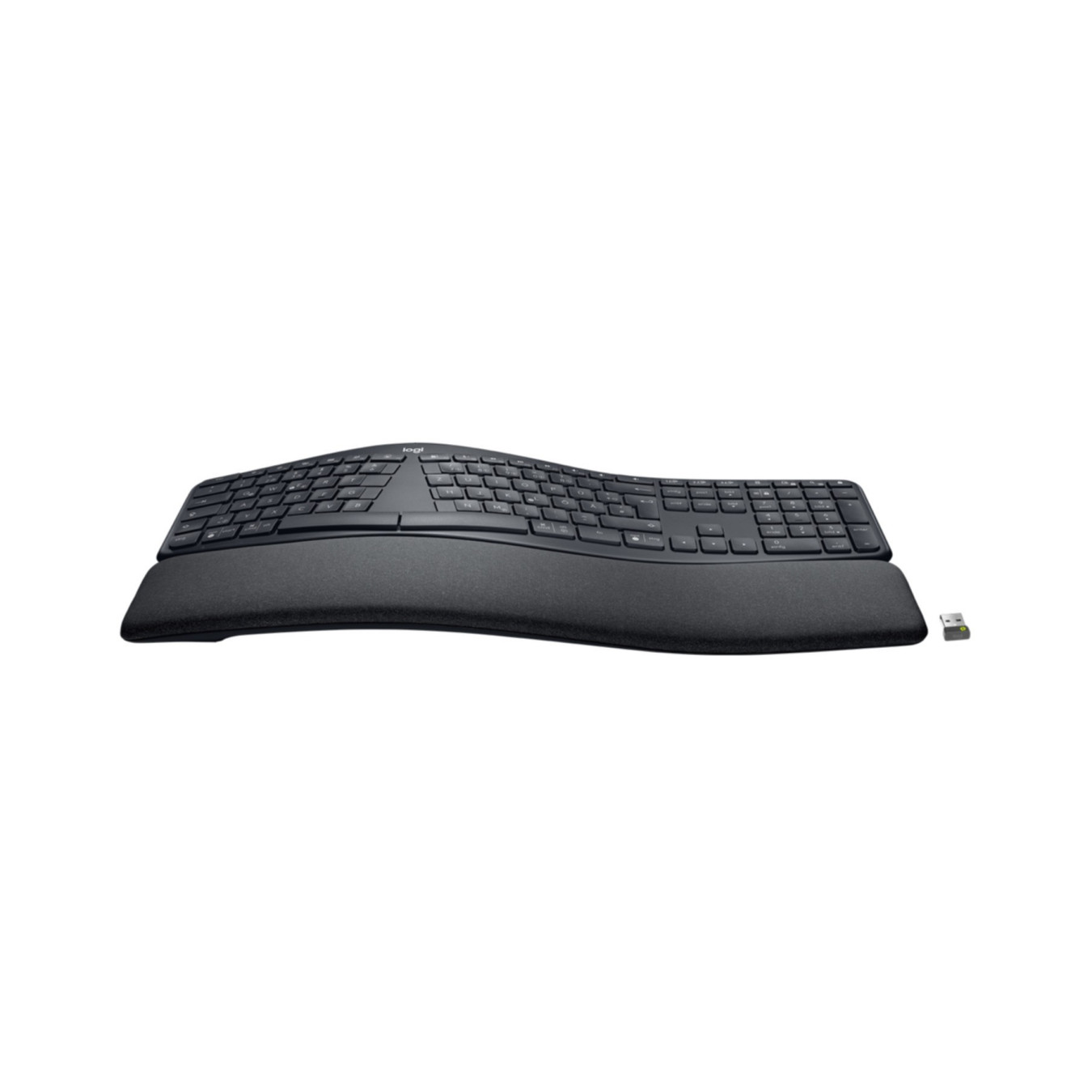 Logitech ERGO K860 Wireless Ergonomic Keyboard - 920-010345 - Graphite, German (DE), Bluetooth