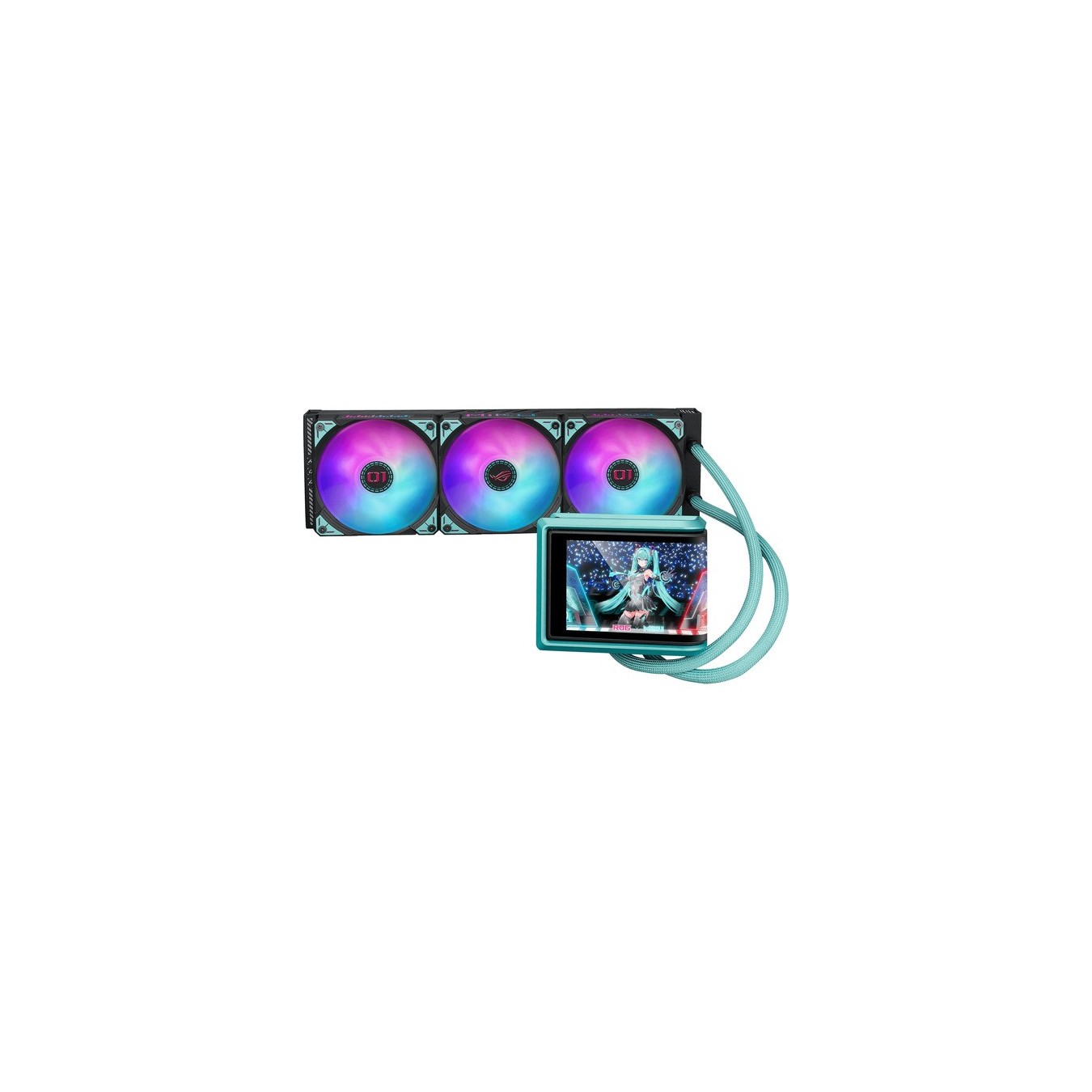 ROG RYUO ARGB Hatsune Miku Edition water cooling - RYUO IV SLC 360 - ARGB Hatsune Miku Edition, water cooling