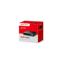 Mercusys MS105GS - 5-Port Gigabit Unmanaged Switch (10/100/1000 Mbps), Metal Case, Desktop/Wall-Mount