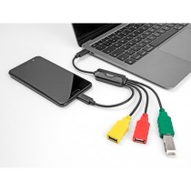 4 Port USB 2.0 Cable Hub with USB Type-C to 3 x USB-A - USB Hub — Buy in Cyprus with Fast Delivery