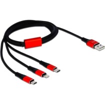 USB Charging Cable - USB-A Plug to USB-C + Micro USB + Lightning Plug — Buy in Cyprus with Fast Delivery