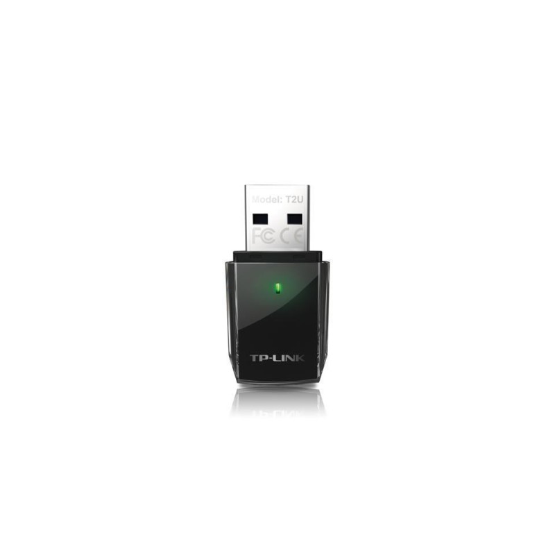 Buy TP-Link Archer T2U USB Dual-Band Wi-Fi Adapter - 600 Mbps, USB 2.0, Black (W... in Cyprus, Nicosia, Limassol, Larnaka, Pafos