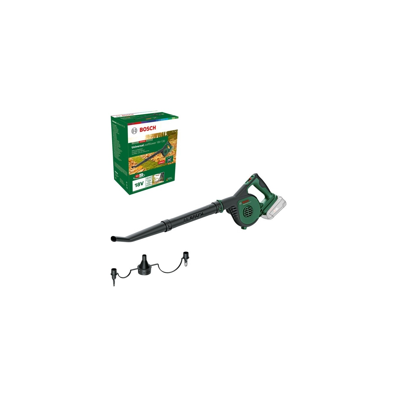 Cordless Leaf Blower Universal LeafBlower - 18V-130 - Solo, 18Volt — Buy in Cyprus with Fast Delivery