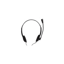 LogiLink Stereo Headset - HS0052 - Black, Wired, Dual 3.5mm, Boom Microphone, 1.8m Cable — Buy in Cyprus with Fast Delivery