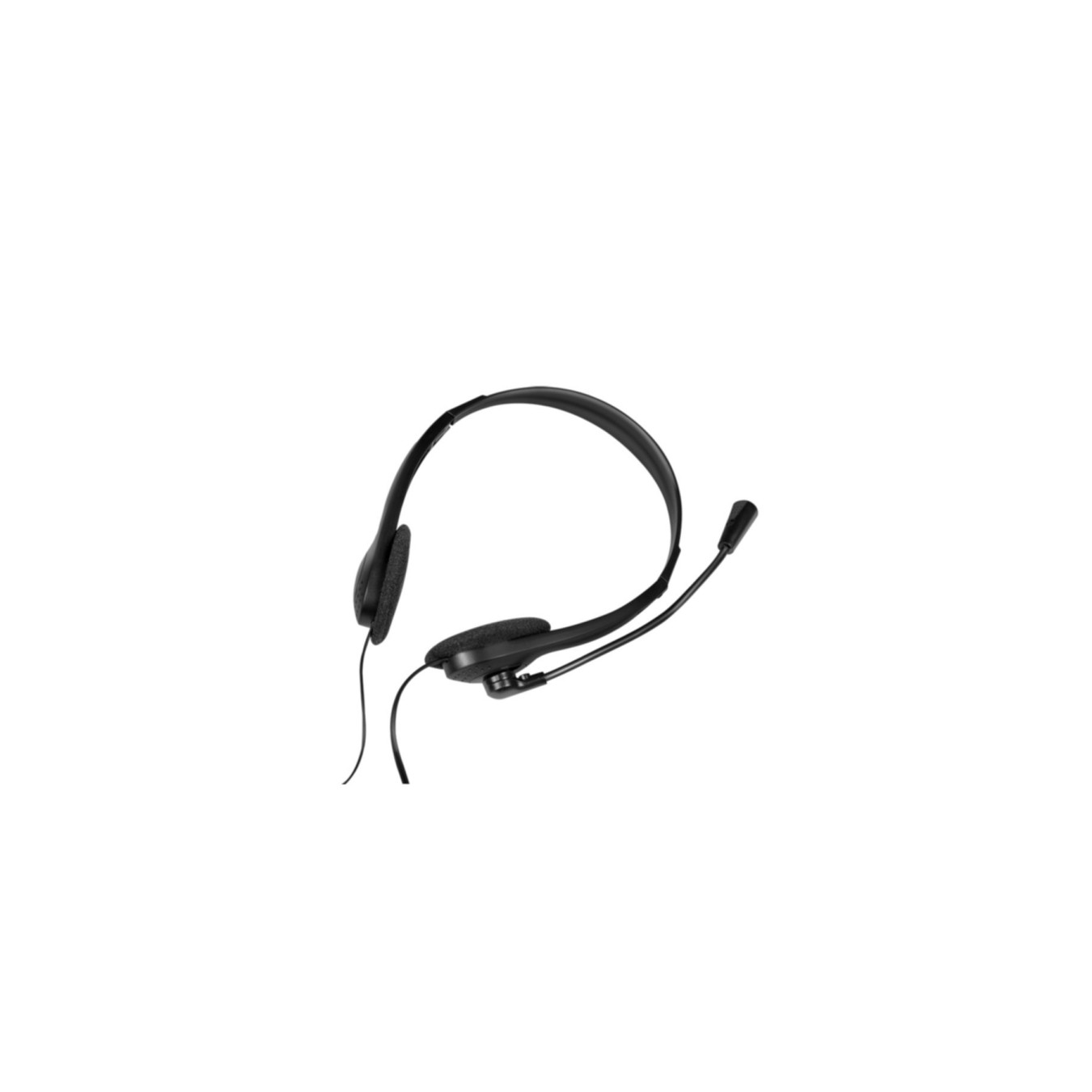 LogiLink Stereo Headset - HS0052 - Black, Wired, Dual 3.5mm, Boom Microphone, 1.8m Cable — Buy in Cyprus with Fast Delivery