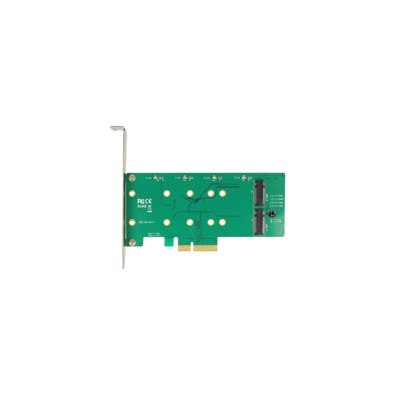 PCIe x1 to 2 x M.2 Key B - Serial ATA-Controller — Buy in Cyprus with Fast Delivery