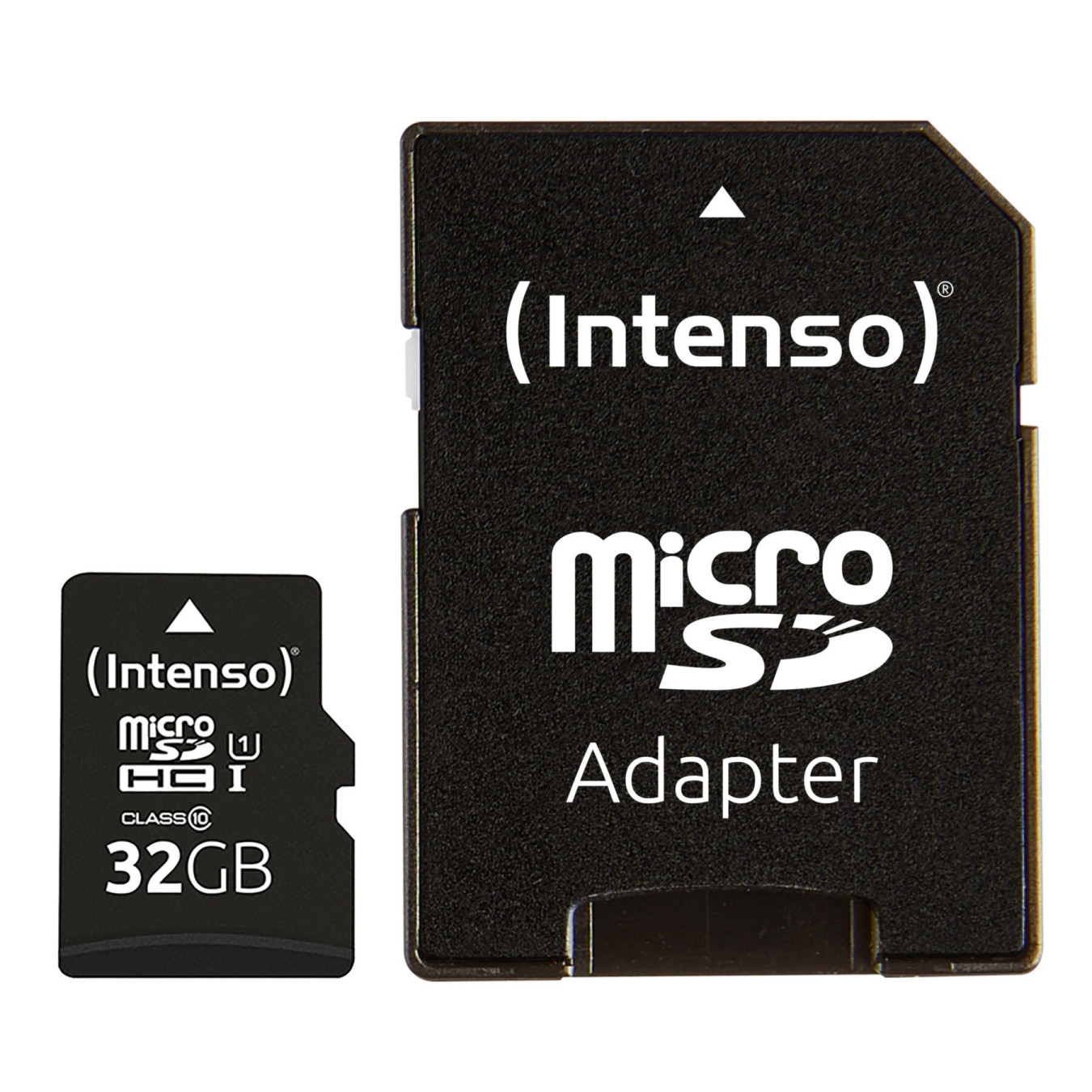 Intenso Micro SDHC 32GB - 3424480 - Performance 1, Class 10 UHS-I U1, Black, with SD Adapter