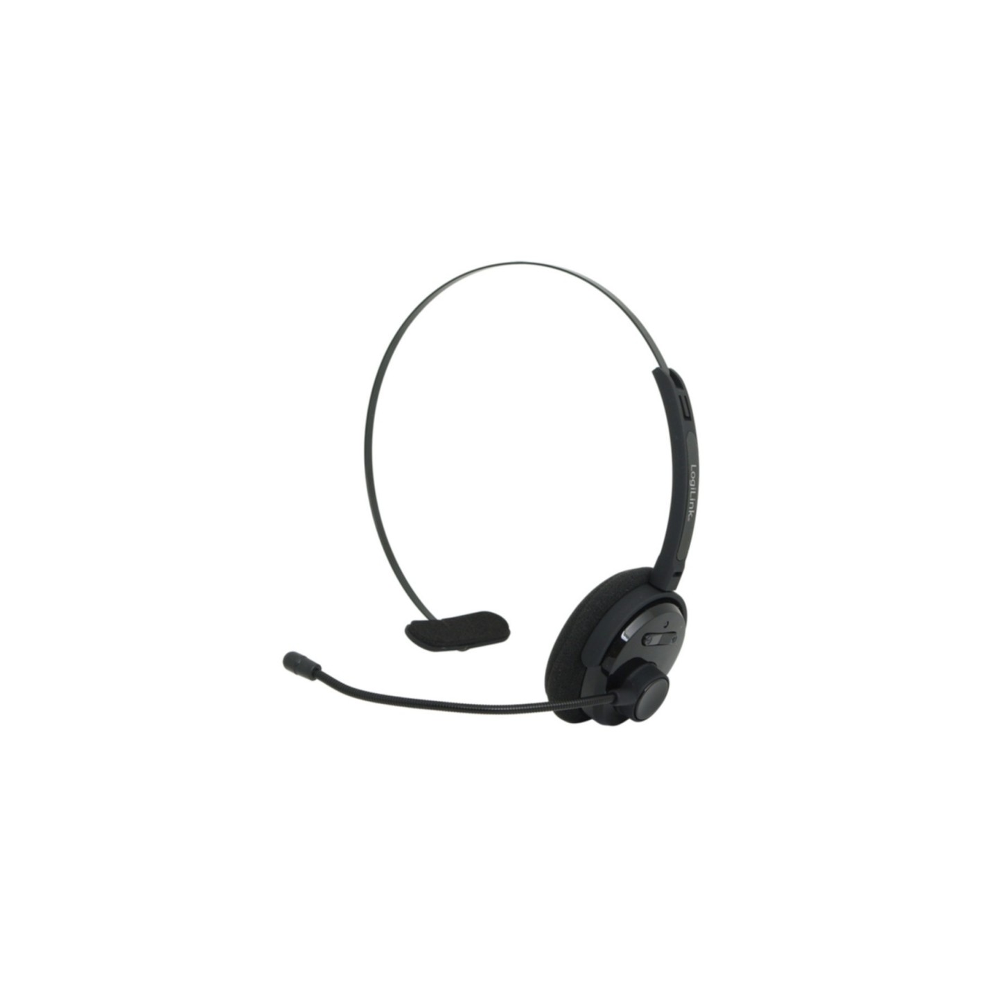 LogiLink BT0027 Bluetooth Mono Headset - Head-band, Boom Mic, BT 3.0 - Black (Boxed) — Buy in Cyprus with Fast Delivery