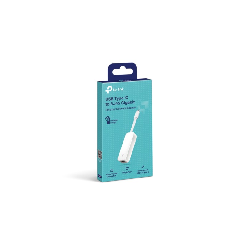 Buy TP-Link UE300C USB-C Gigabit Ethernet Adapter - White, USB 3.2 Gen1 (1000 Mbps) in Cyprus, Nicosia, Limassol, Larnaka, Pafos