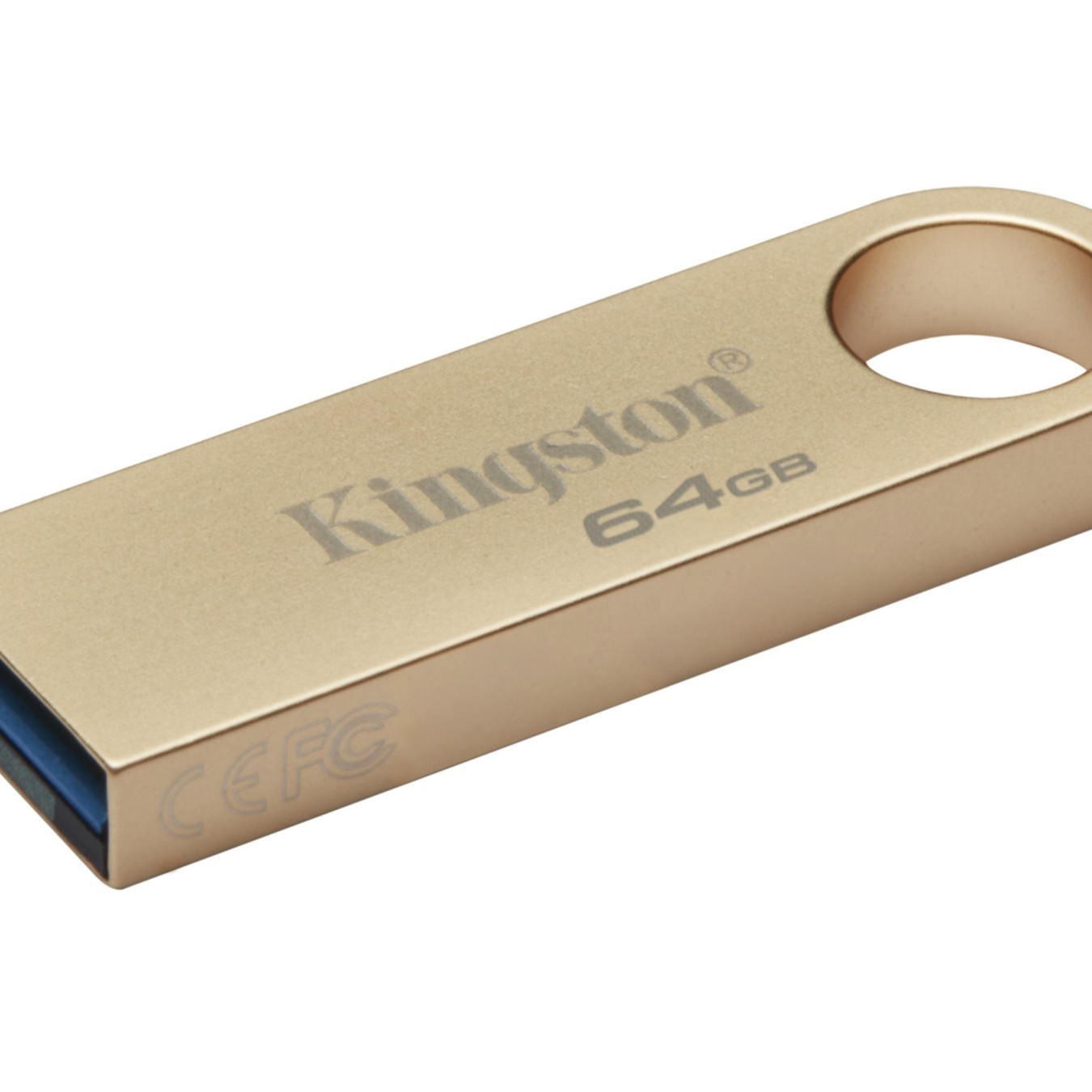 Kingston DataTraveler SE9 G3 - DTSE9G3 - 64GB USB 3.2 Gen 1 Flash Drive (Gold, USB-A, 220MB/s)