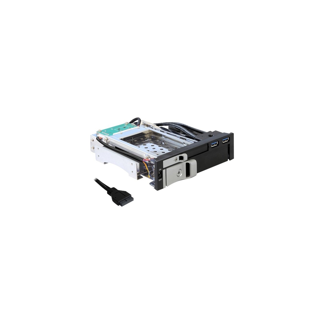 5.25 Removable frame - for 1 x 2.5 + 1 x 3.5 SATA — Buy in Cyprus with Fast Delivery — Armenius Store Cyprus