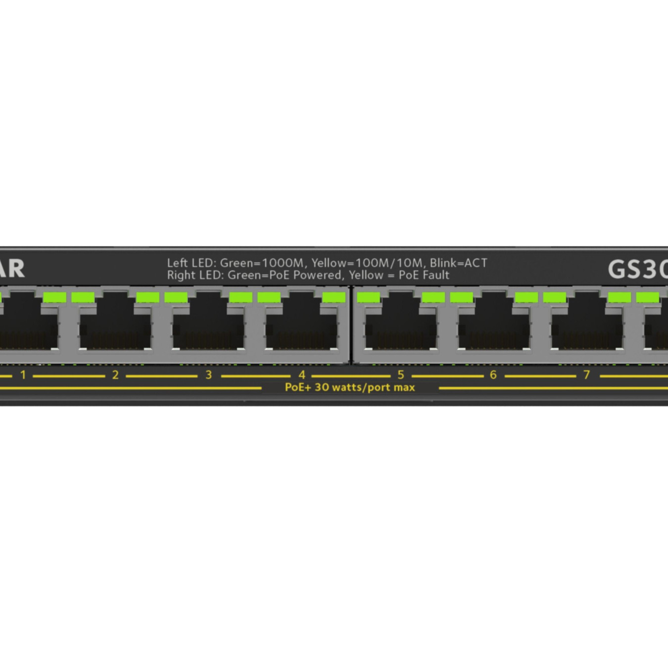 NETGEAR Plus Switch - GS308EP-100PES - 8-Port Gigabit PoE+ Managed L2/L3, Black — Buy in Cyprus with Fast Delivery