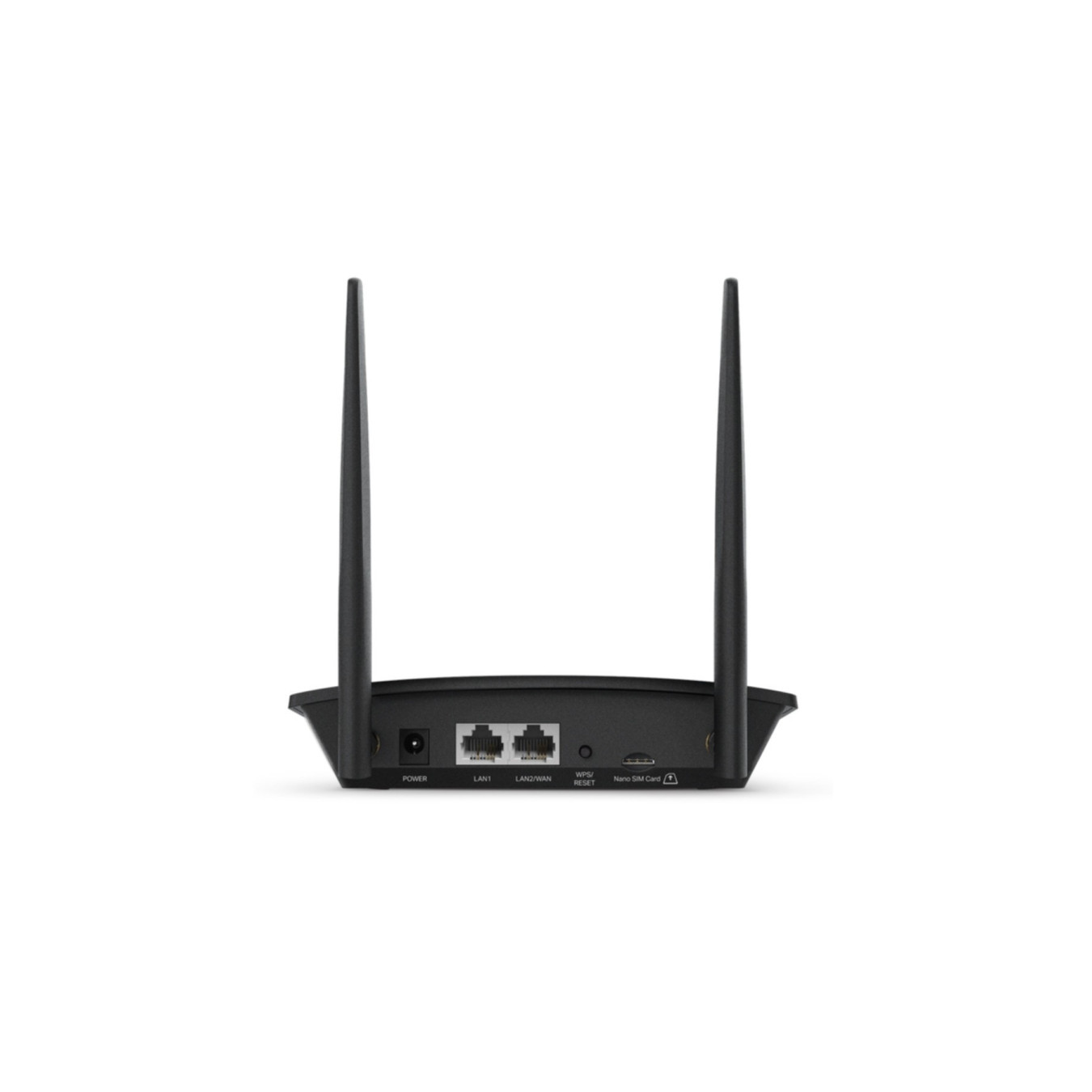 TP-Link TL-MR100 Wireless Router - Single-band 2.4 GHz, 300 Mbps, 2x External Antennas, Black