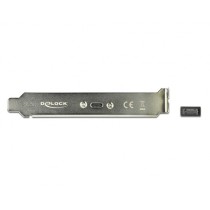 USB 3.2 Gen 2 slot bracket, Key A male to USB-C female, cable — Buy in Cyprus with Fast Delivery