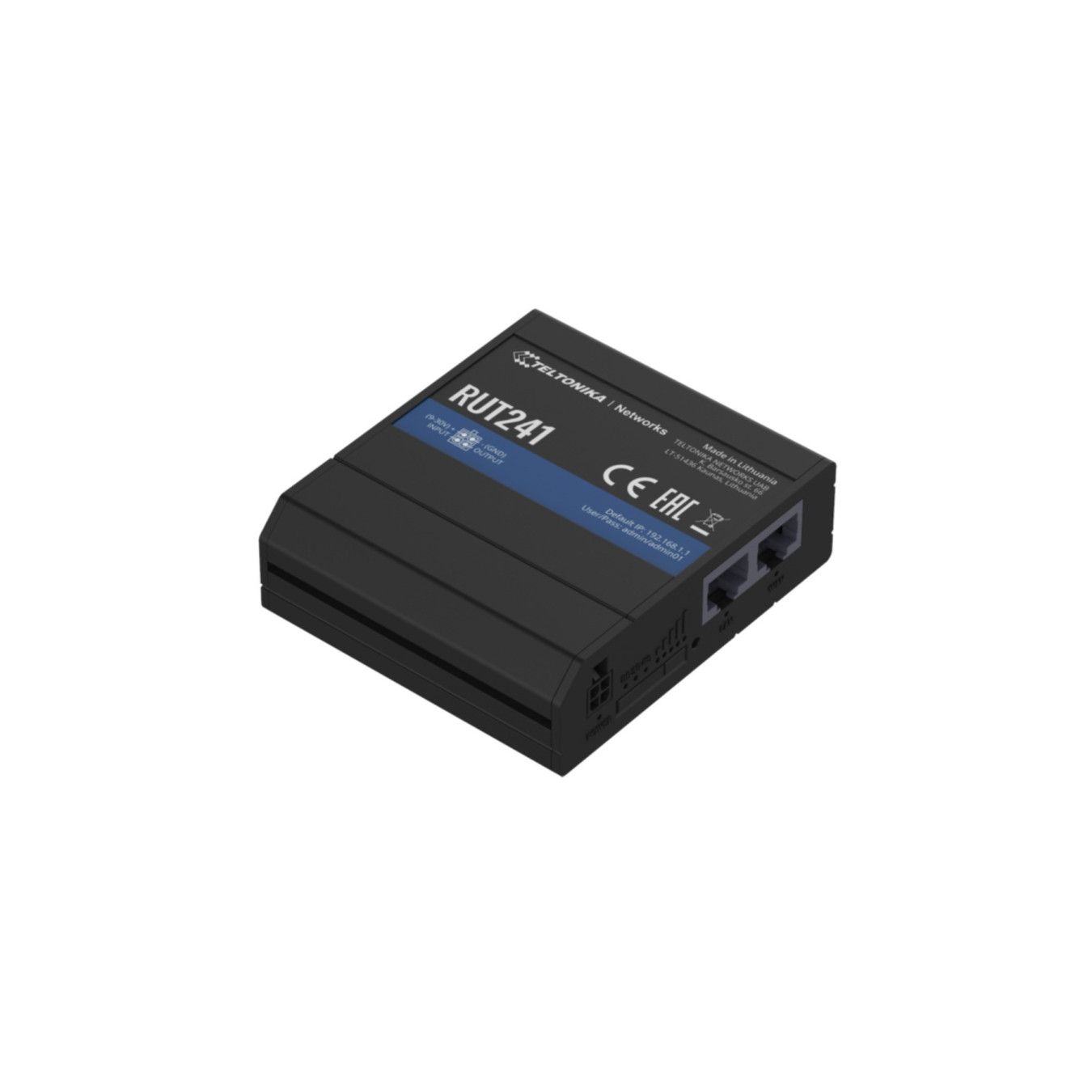 Teltonika RUT241 – Industrial 4G LTE Router 128MB RAM 2x Ethernet | Armenius Store