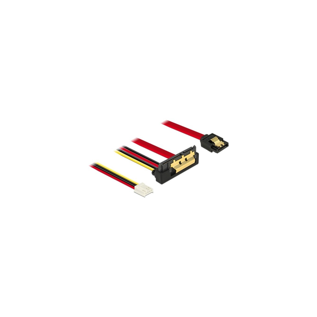 Adapter Cable - SATA 7Pin + Floppy 4Pin to SATA 22Pin — Buy in Cyprus with Fast Delivery